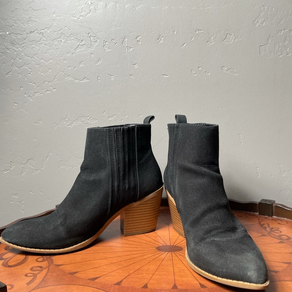 Black Suede Ankle Boots
